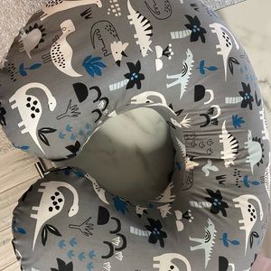 Dinosaur boppy pillow